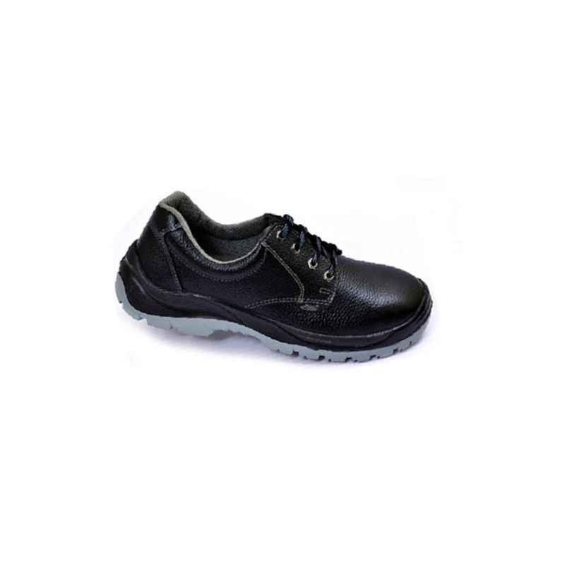 Allen Cooper AC-1054 Steel Toe Black Safety Shoes, Size: 8