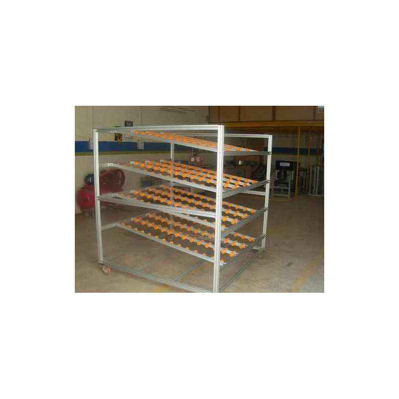 Accuweygh 10m Fifo Flow Racking System