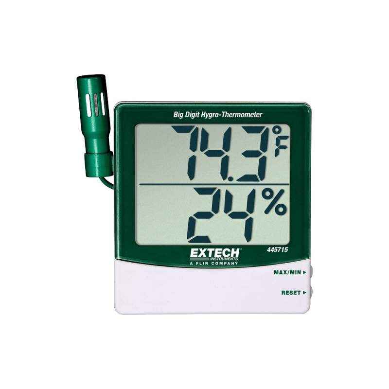 Extech Big Digit Hygro-Thermometer, 445715