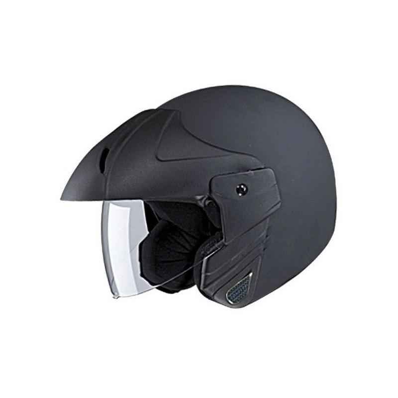Studds Ninja Concept Matte Black Open Face Helmet, Size: XL