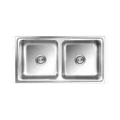 Nirali Opal Satin Finish Kitchen Sink, Size: 950x510 mm