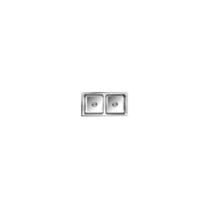 Nirali Opal Satin Finish Kitchen Sink, Size: 950x510 mm