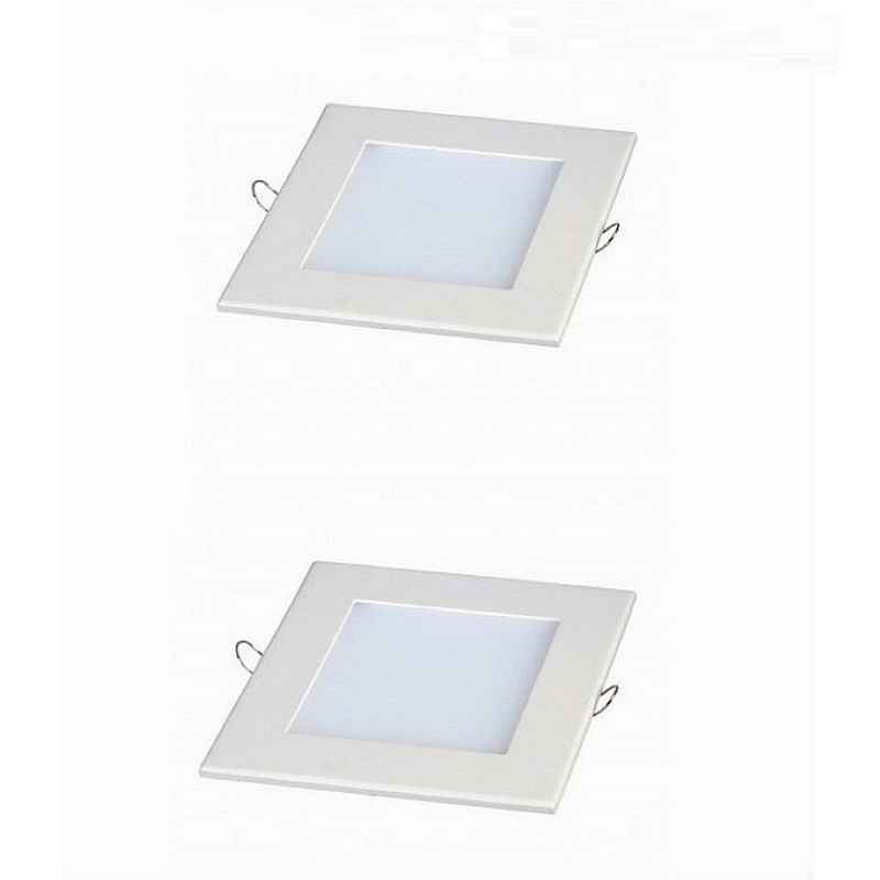 Superdeals 18W White LED Square Panel Light, SD380 (Pack of 2)