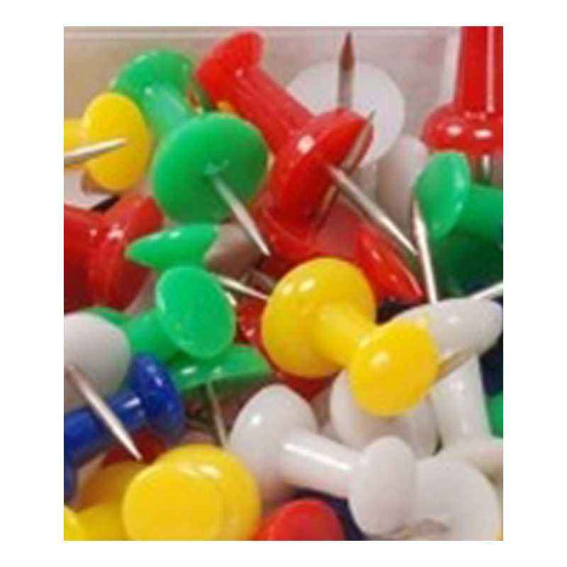 Oddy Round Push Pins, 10PAC-OD-PP50-1313 (Pack of 10 )