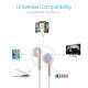 Portronics Conch X Gold In-Ear Stereo 3.5mm Wired Earphone with In-Built Mic, POR 832