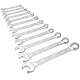 Stanley 12 Pieces CRV Steel Combination Spanner Set, 70-964E