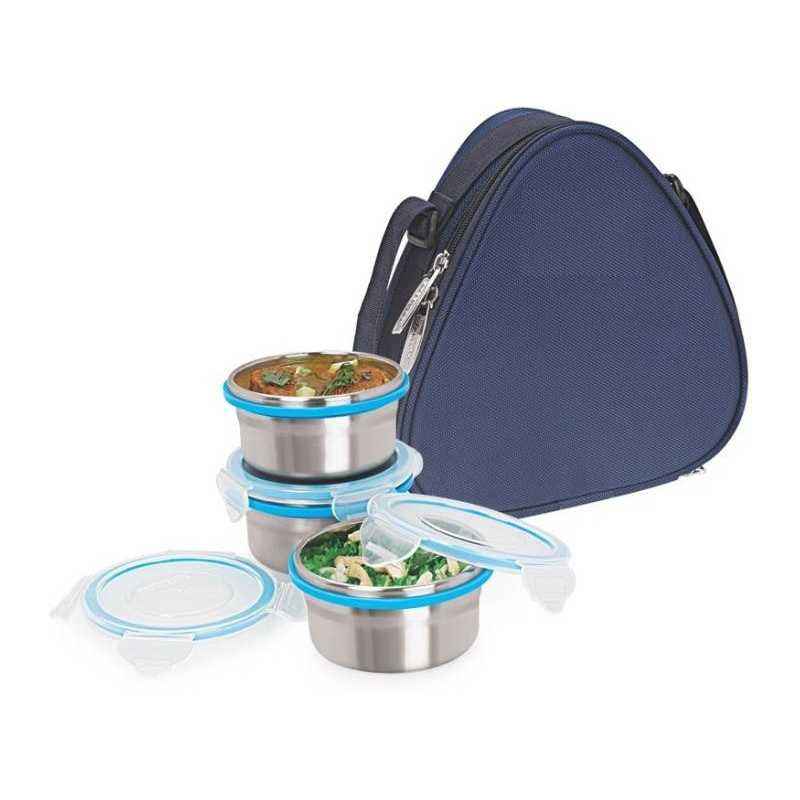 Buy Topware Lock N Lock Lunch Box With 3 Containers Online At Price ₹499