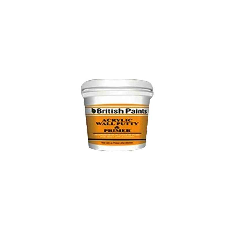 British Paints 1kg Acrylic Wall Putty Cum Primer (Poly Bucket)