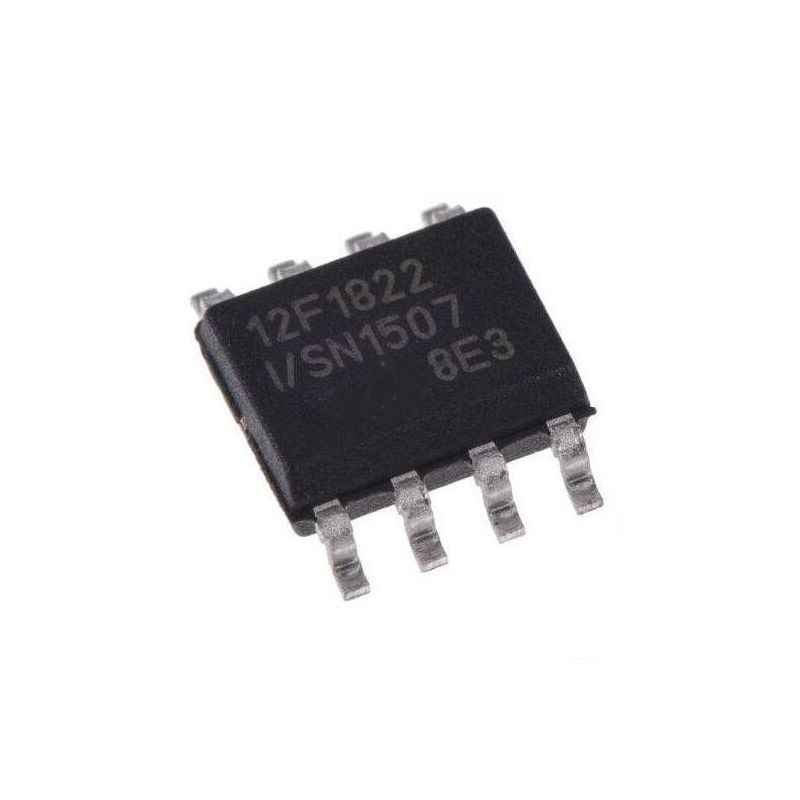 Microchip PIC 12F1822 I/SN 8 Pin Microcontroller Integrated Circuit (Pack of 2)