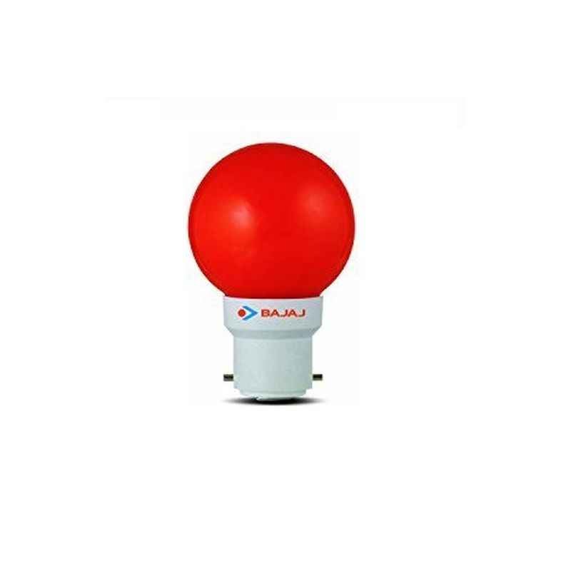 Bajaj 0.5W B-22 Ping Pong Red LED Bulb