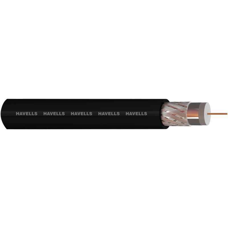 Havells RG-59 CATV Co-Axial Cable, WHOJTTKERG59, Length: 305 m