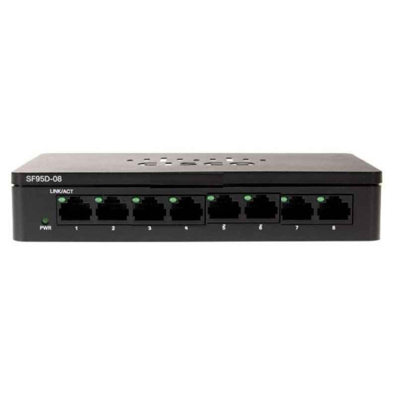 Cisco 8 Port LAN Desktop Switch, SF95D-08