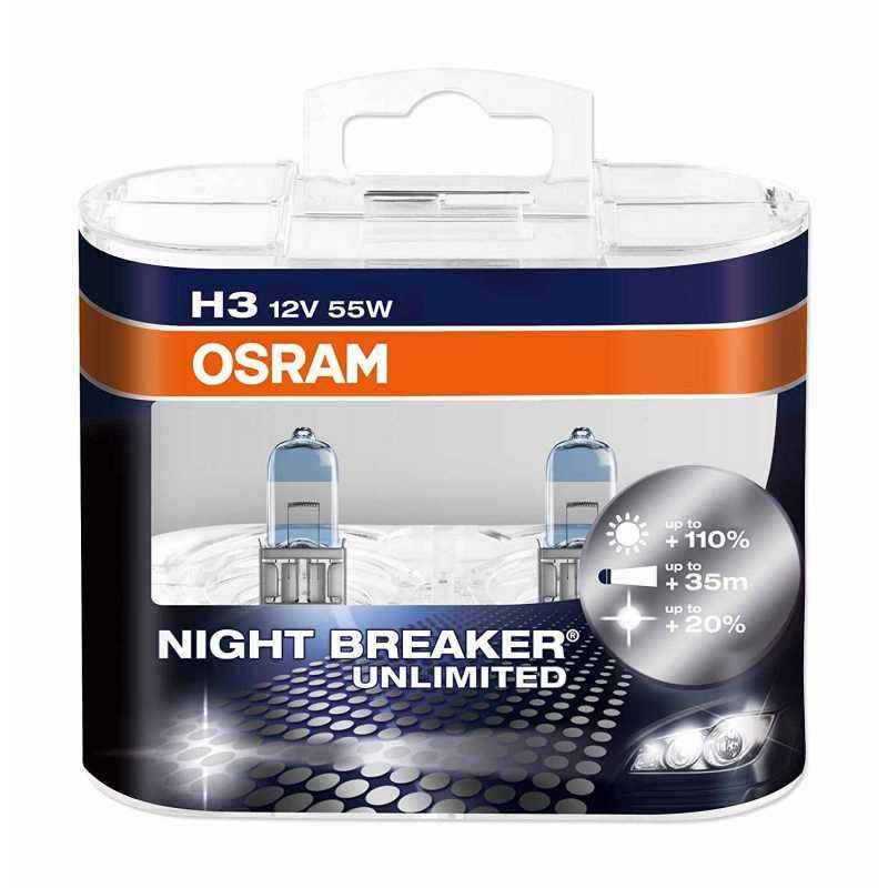 Osram H3 P64151 Night Breaker Unlimited Duo Box (12V, 55W)