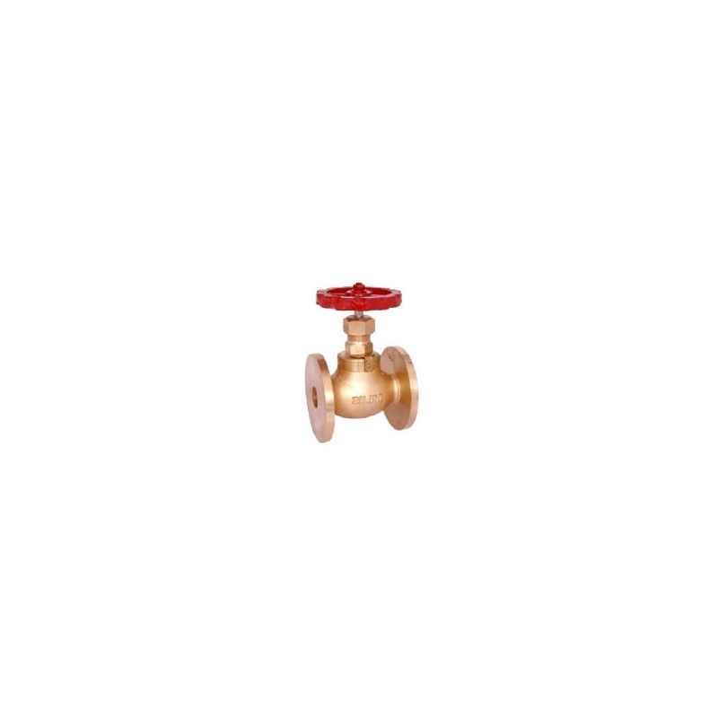 WJ Bronze Extra Heavy Globe Steam Stop Valves, Flanged Ends, 25 mm