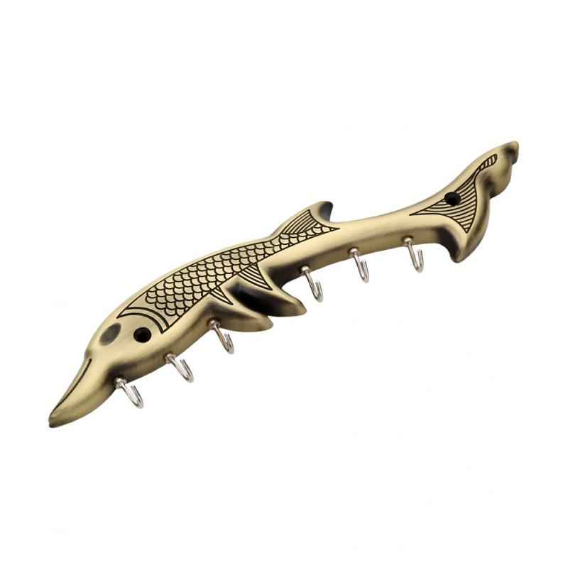 Doyours Antique Brass Dolphin Design Key Hook, DY-0929