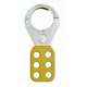Asian Loto ALC-CHPV-Y Small Yellow Vinyl Coated Safety Lockout Hasp, Size: 38 mm (Pack of 5)