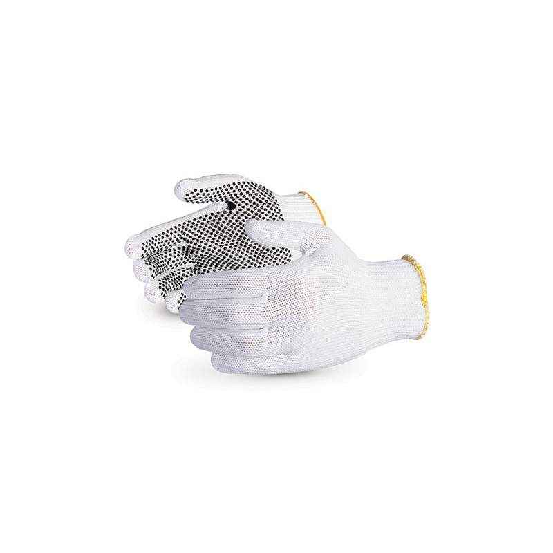 Ufo 60g Dotted White Safety Gloves, Size: M
