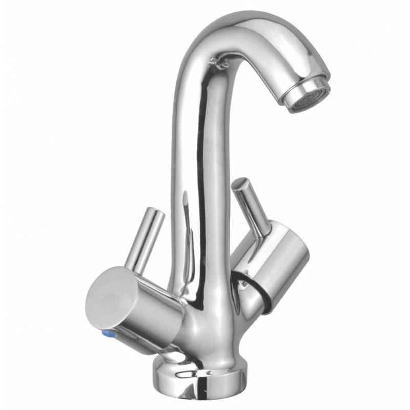 Jainex Robin Deck Mounted Basin Mixer with Free Tap Cleaner, RBN-6146
