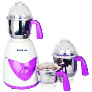 Crompton 750W White Mixer Grinder with 3 Jar, TD71