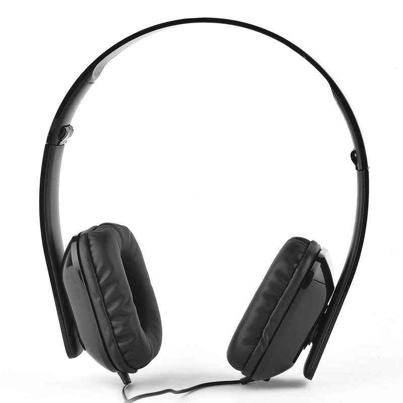 Ambrane Black Ultra Comfortable Wired Headphone with Mic, HP-11