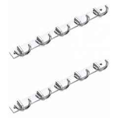 Doyours 2 Pcs 5 Prong Butterfly Multipurpose Hooks/Hanger Set, DY-1012