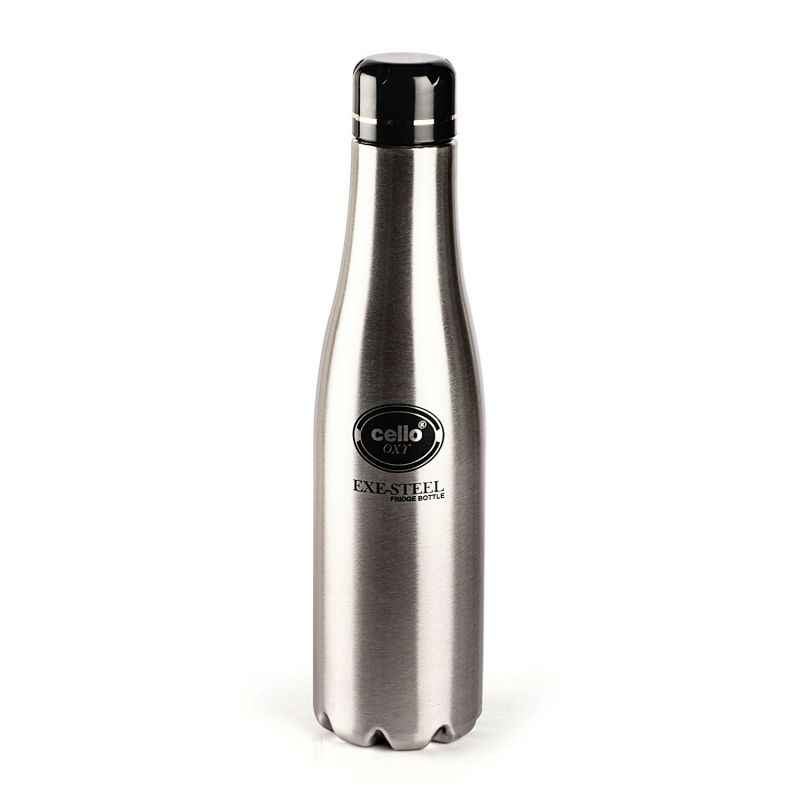 Cello Oxy 1000ml Steel Stainless Steel Water Bottle