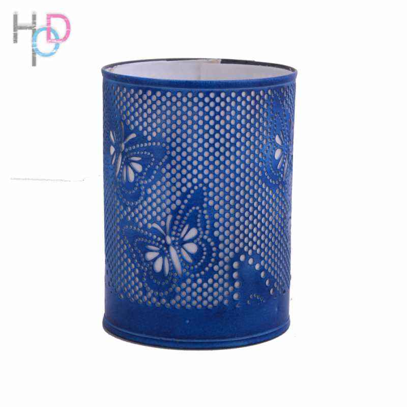 Height of Design HODNL46 Blue Gold Butterfly Night Lamp