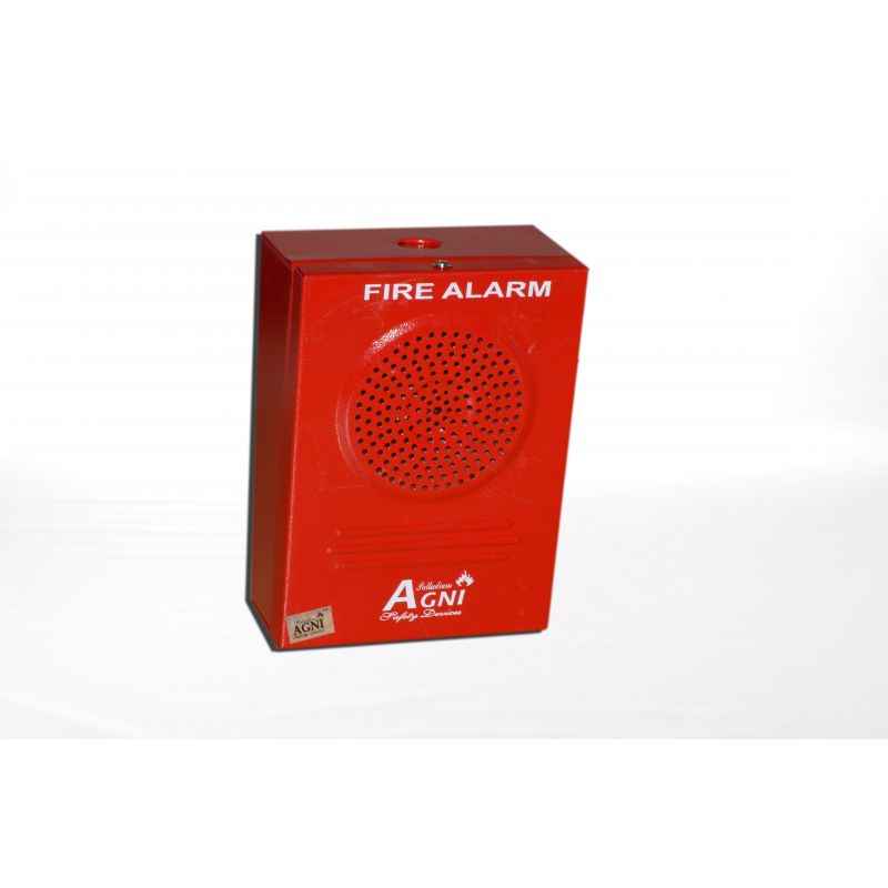 Palex Hooter in MS Housing Red, 24V DC