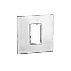 Buy Legrand Arteor 1 Module White Square Cover Plate With Frame