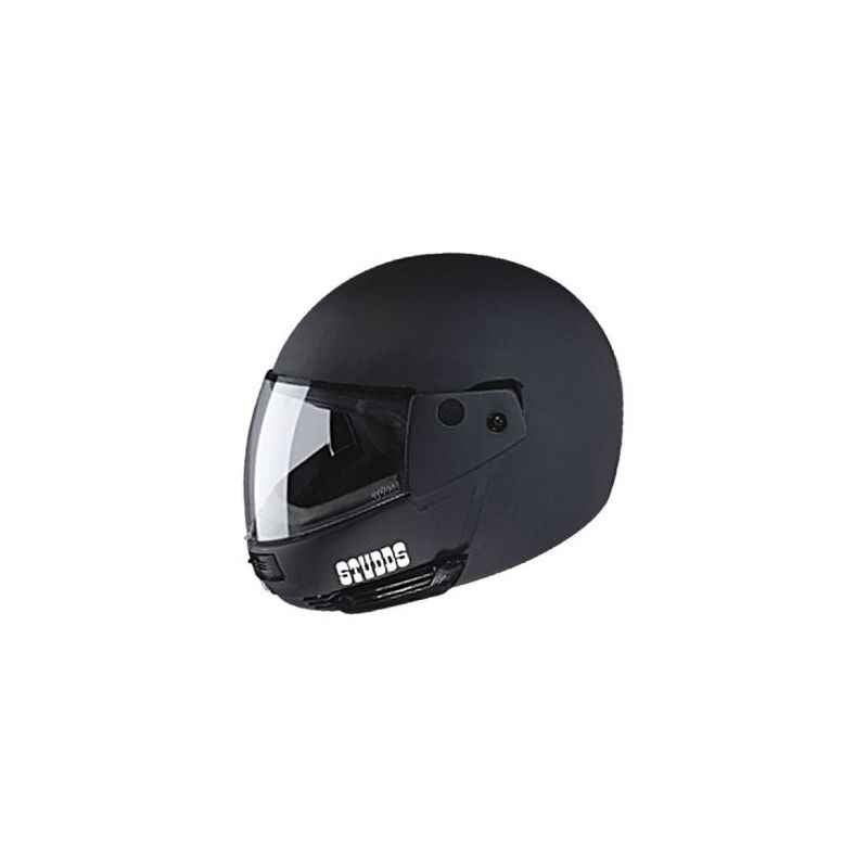 Studds Ninja Pastel Matte Black XL Full Face Helmet with Free Anti-Pollution Mask