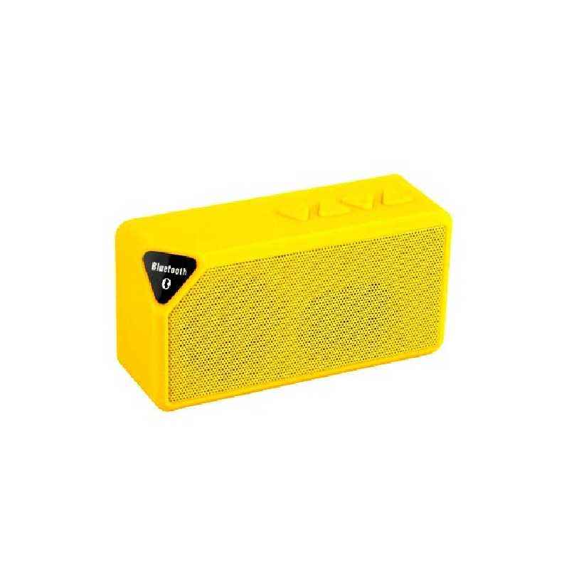 DGB Monk Yellow Portable Bluetooth Speakers, X3