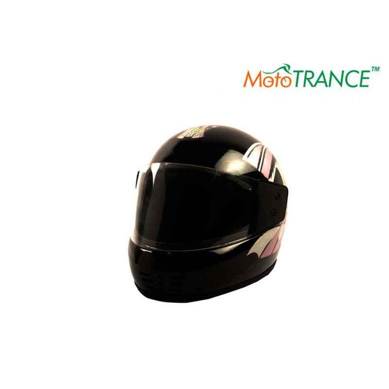 Mototrance Black Road Monster Full Face Helmet with Multi Graphics
