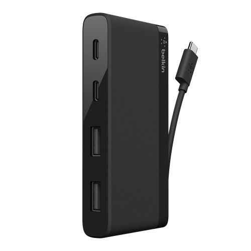 Belkin 4-Port USB Type-C Hub with Gigabit Ethernet  - Best Buy