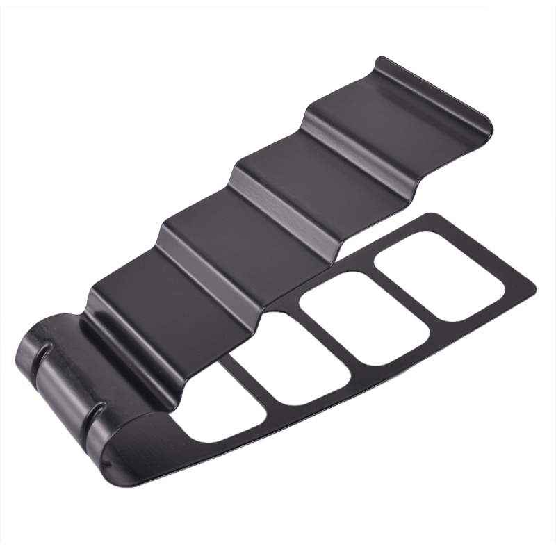 Home Store Stand 4 Compartments Plastic Remote Holder