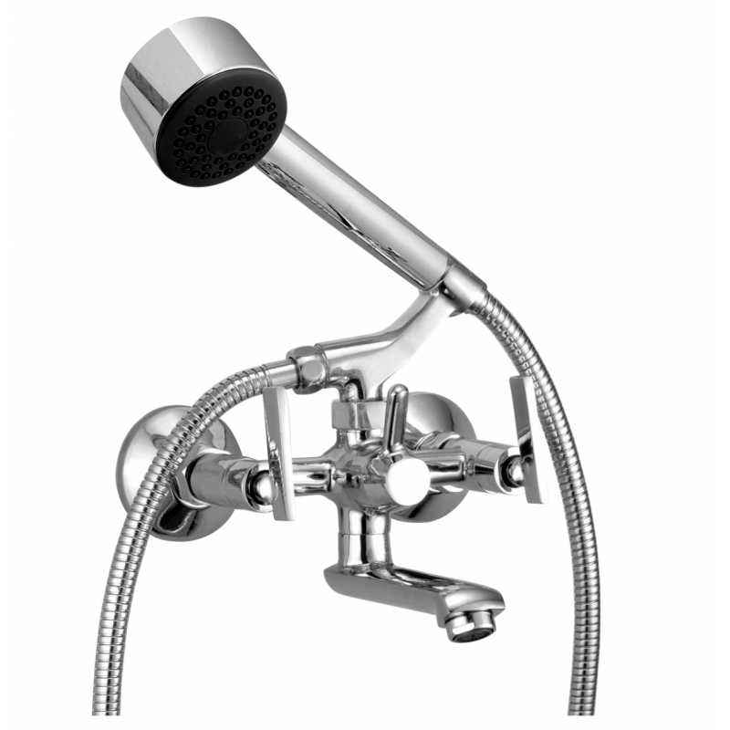 Jainex Step Wall Mixer  with Hand Shower & Free Tap Cleaner, STP-2741