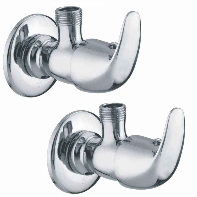 Jainex Eagle Angle Faucet with Wall Flange, EGL-6013-S2 (Pack of 2)
