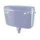 Parryware Slimline Single Flush Plastic Cistern, E8055 Economy, Colour: Neutral