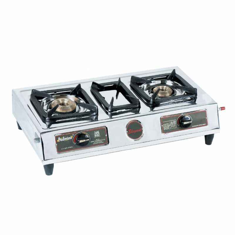 Padmini CS-203 2 Burner Stainless Steel Gas Stove