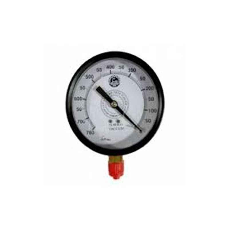 Bellstone 0-5000psi Mild Steel Black Pressure Gauge, 7899996