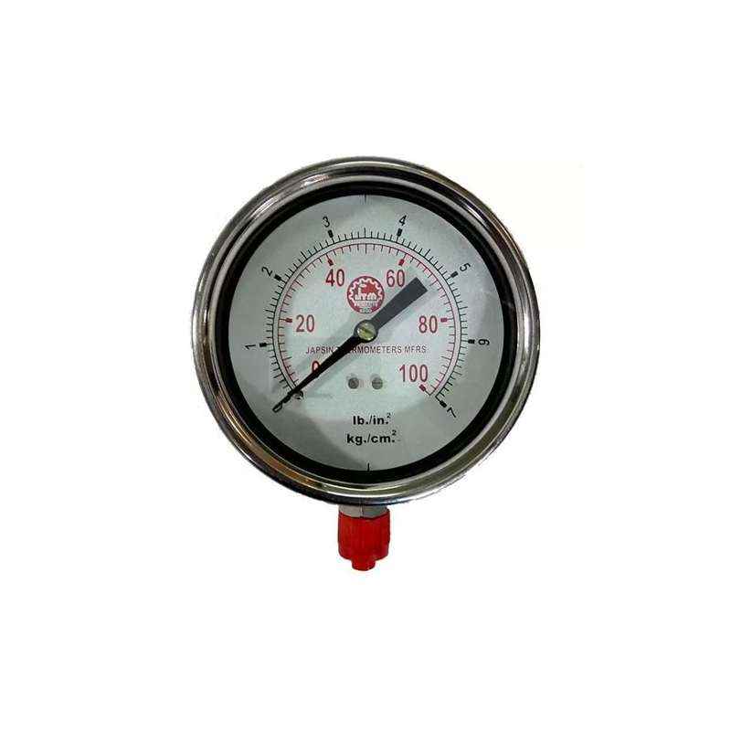 Bellstone 0-30psi Stainless Steel Silver Pressure Gauge, 88877743