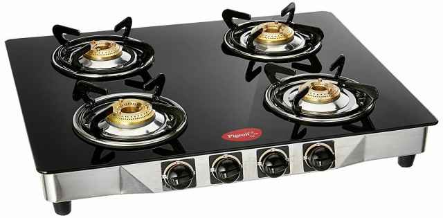 pigeon blackline smart gas stove 2 burner