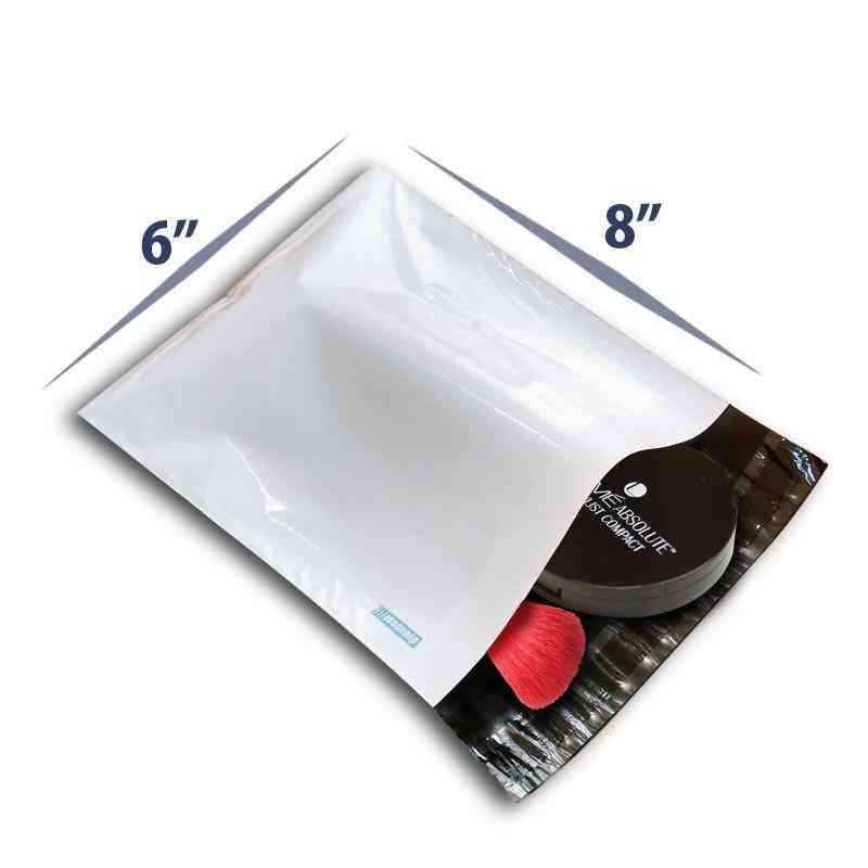 DynaCorp 50 Micron Tamper Proof Courier Bags with POD, Size: 6x8 inch (Pack of 100)