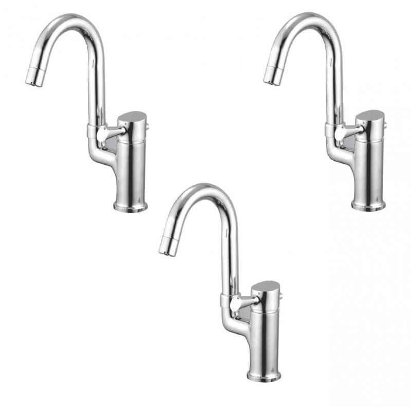 Oleanna Fancy Single Lever Table Mounted Sink Mixer, F-13 (Pack of 3)