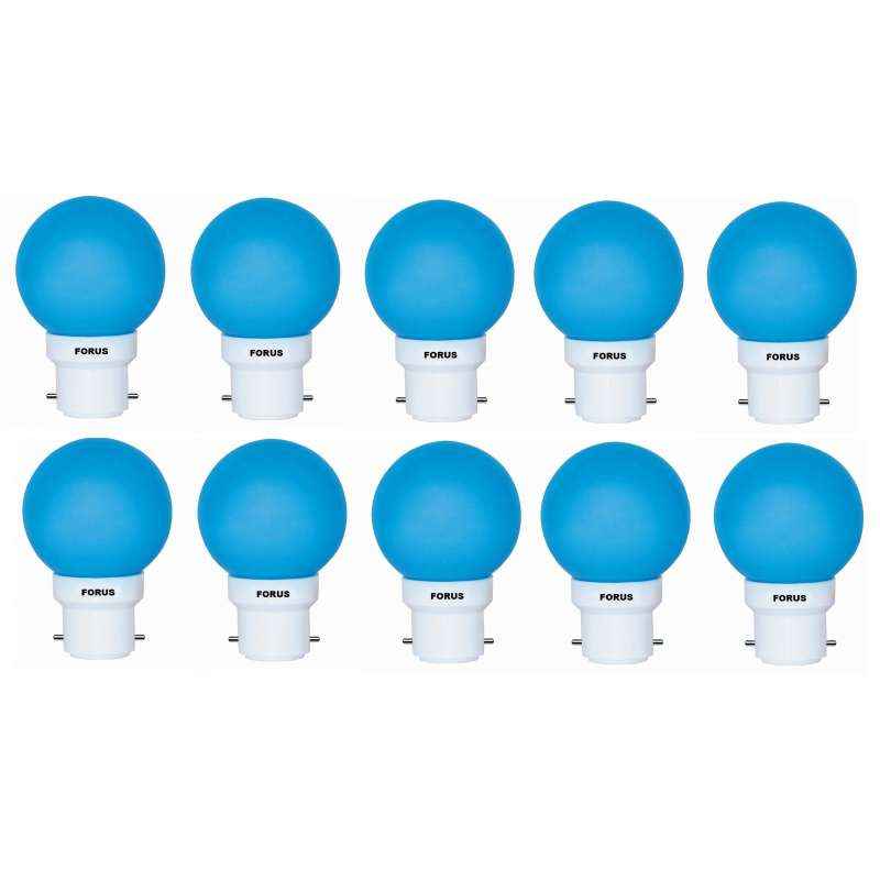 FORUS 0.5W  Blue LED Bulb (Pack of 10)