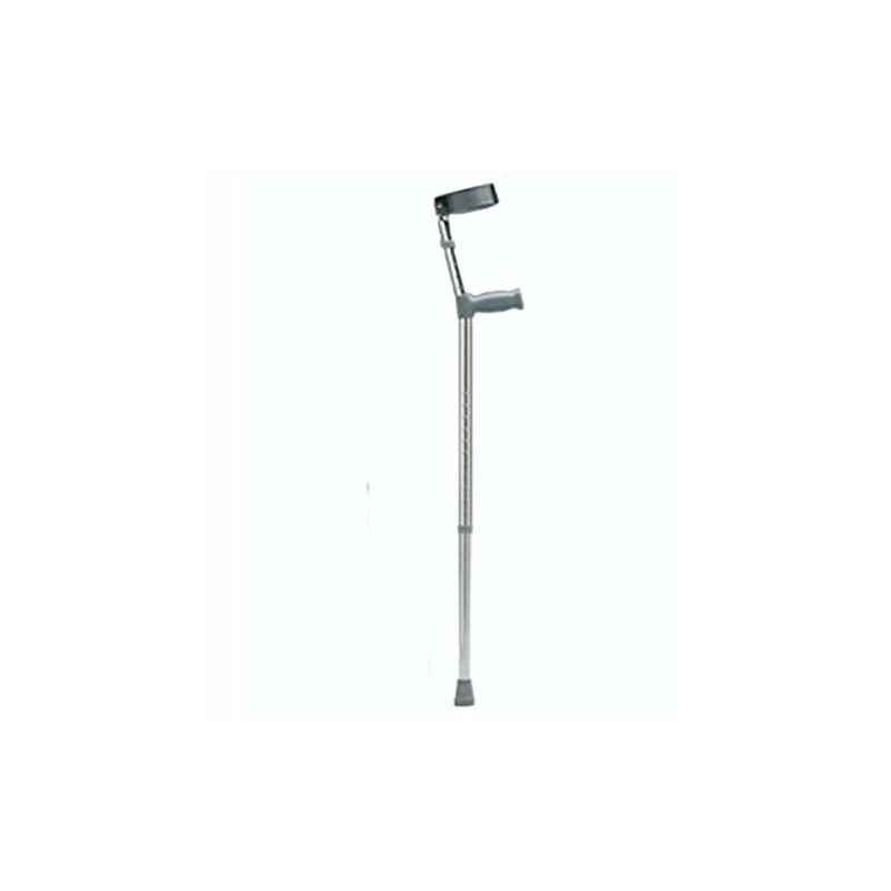 Shakuntla Black Elbow Support Aluminium Coted Walking Stick
