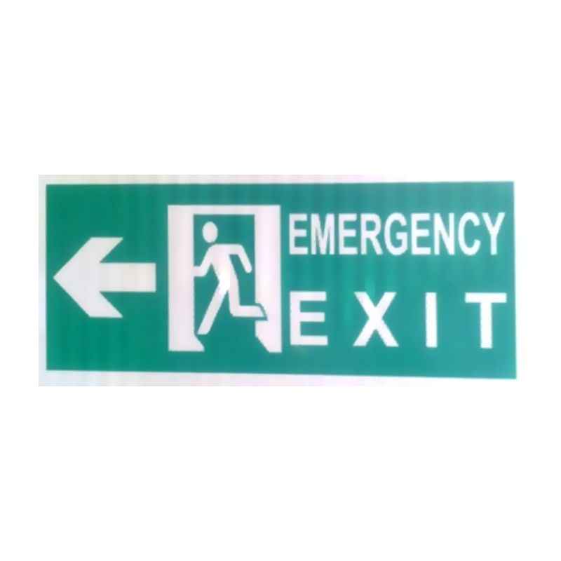 ITE 1x1 ft Reflective Emergency Exit Sign Board