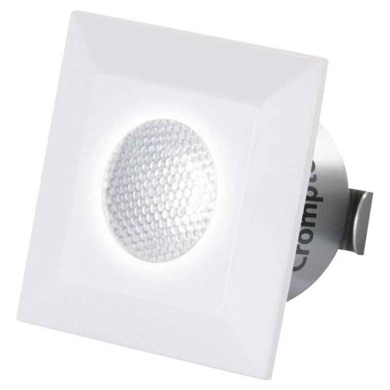 Crompton Star Domestic 2W Square LED Spot Light, LSSS2-CDL (Pack of 4)