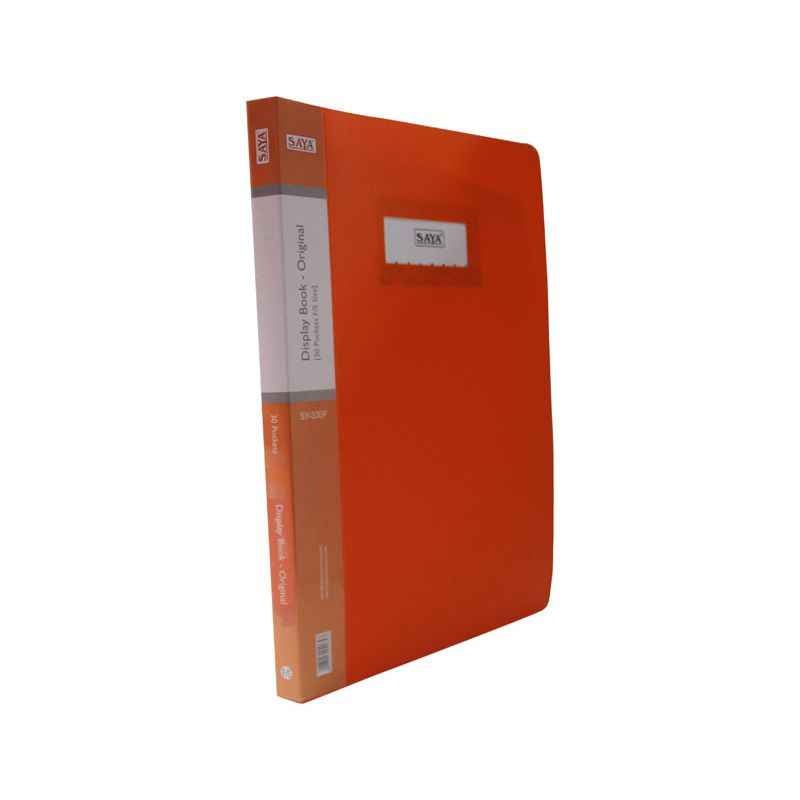 Saya SY330F Orange Display Book 30 Pockets F/C, Weight: 250 g