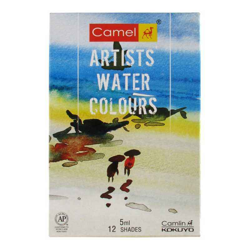 Camlin 12 Shades 5ml Artist Water Colour Box, 1304731