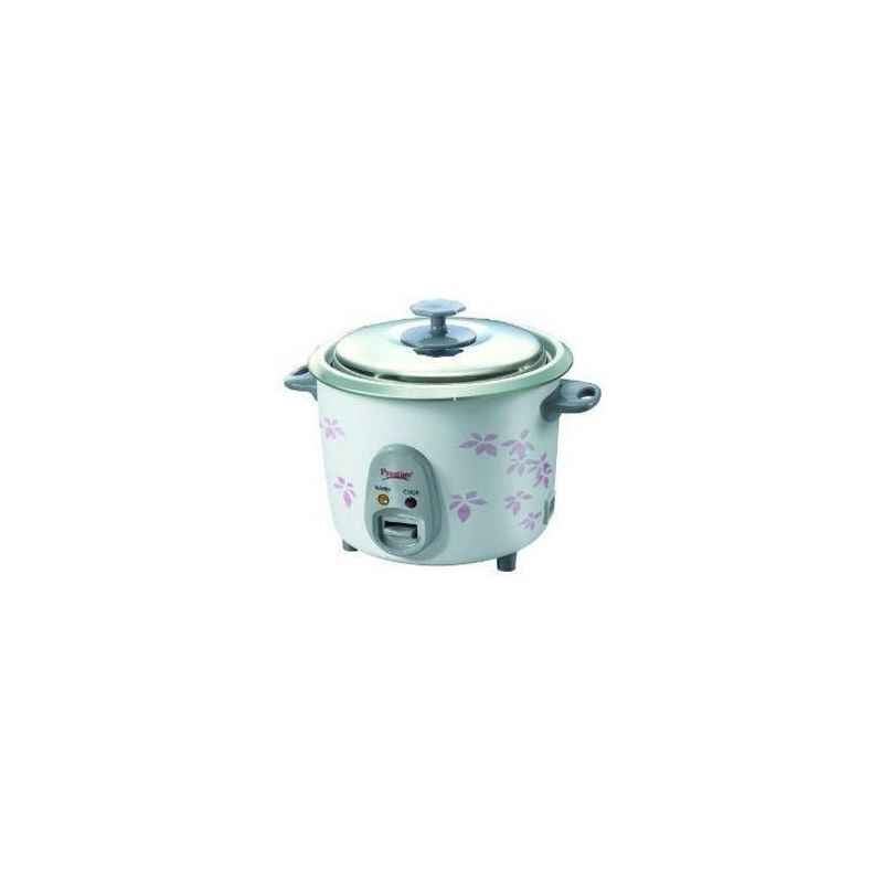 Prestige 500W Electric Rice Cooker with Steaming Feature, PRWO1.4-2